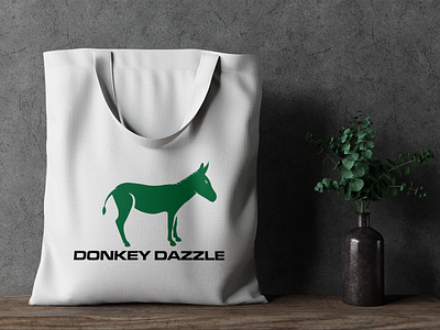 DONKEY DAZZLE LOGO animal brand identity branding design donkey donkey logo graphic design illustration logo