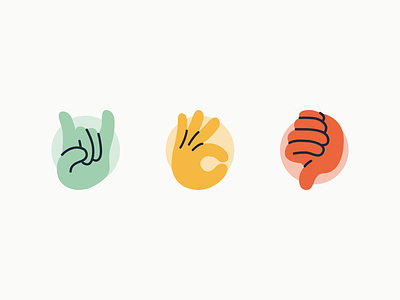 Hand Gestures | Illustrations drawing feedback gesture graphic design hands icon illustration negative neutral positive review