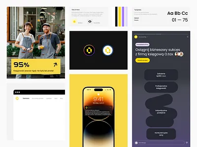 Branding O.tax accounting 2024 accounting app banking brandbook branding finance graphic design illustration invoice logo moodboard ui visual identity