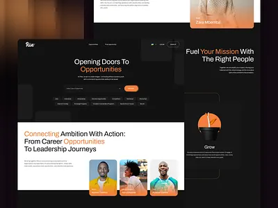 Rise Platform 2024 3d africa blender design platform saas top shots ui upwork ux