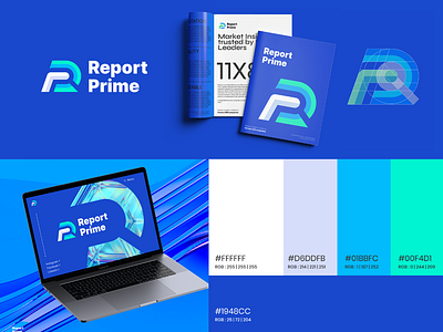Logo - Report Prime a b c d e f g h i abstract logo blue branding business logo graphic design j k l m n o p p logo q r s t u v w x y z r logo