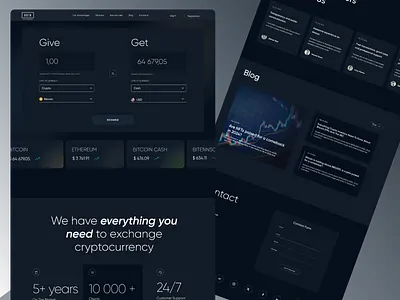 Crypto currency exchange service - redesign bitcoin crypto crypto design crypto service cryptocurrency exchange money