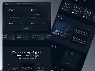Crypto currency exchange service - redesign bitcoin crypto crypto design crypto service cryptocurrency exchange money