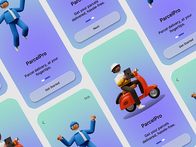 Onboarding UI Day22 animation daily ui graphic design onboarding typography ui ux