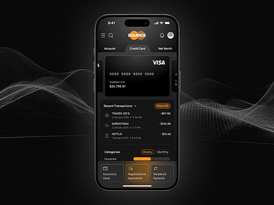 Mobile Banking App Concept Design banking banking app branding concept design dark mode deisgn interaction design mobile banking mobile design product design responsive design ui ui design uiux user experience user interface ux ux design