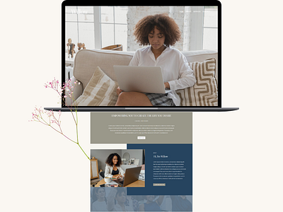Coaching Squarespace Template blog branding coaching consulting design premade services squarespace template we web design website