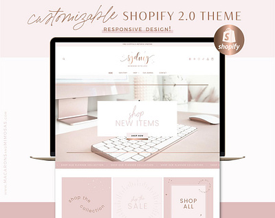 Rose Gold Shopify Theme blog templates ecommerce templates ecommerce website minimal website minimal website template online store rose gold shopify theme rose gold template rose gold website shopify banners shopify template shopify theme shopify themes for sale shopify website small business template small business website website design website template