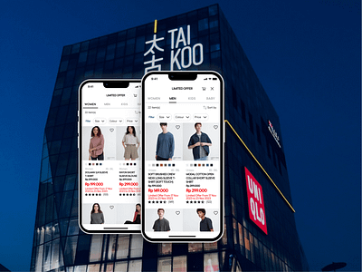 UNIQLO App Design Exploration indonesia ios mobile app ui uniqlo