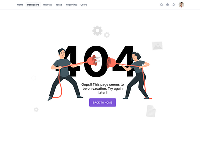 404 Error Page UI - Daily UI Design design typography ui user experience user interface ux