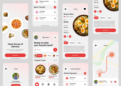 Food Delivery Application Design culinaryadventures epicureaneats flavorfulcreations foodiefaves foodiefavorites foodinspiration homechefmagic tastytreats ui ux