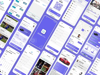 Drive Mate App Design app design app ux appdesign application application design appui car app drive app loan app mobile app mobile app design rent app ui uiux ux uxdesign