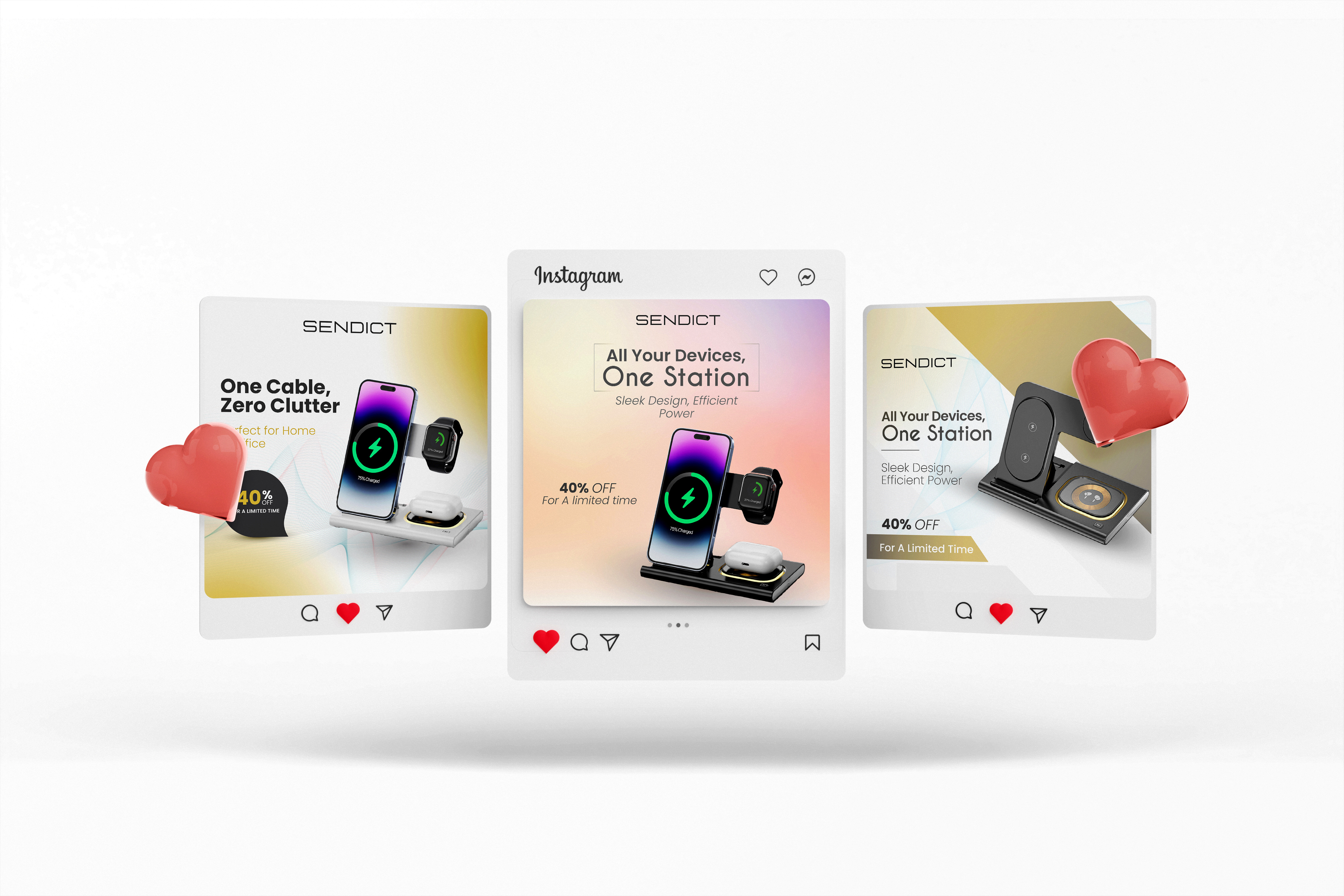 Social Media Ad a5 design ad ad design advert design advertising post banner design collection posts creative facebook post flyer graphic design instgram logo product smart phone social media post social media post template square technology twitter post