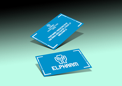Buisness card | ElPharm card | CorelDraw project animation branding design graphic design illustration logo motion graphics pattern ui vector