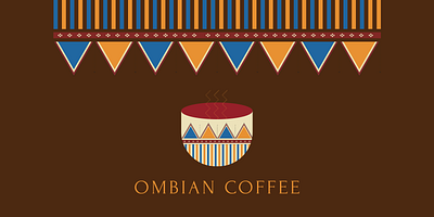 Ombian Coffee art art story branding coffee coffee cup deign figma graphic design illustration illustration art illustrator logo logo design storytelling vector