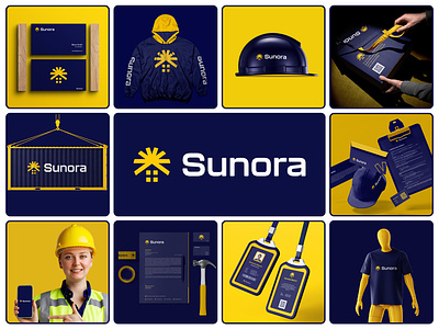 Solar logo, brand identity construction construction logo logo logo design solar solar energy solar energy logo solar panels solar system solar tech solar technology