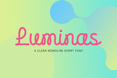 Luminas Script branding calligraphy design fonts handlettering logo typeface typography
