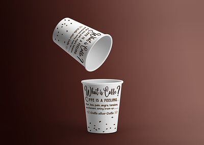 Coffee Cup Design branding coffee coffee cup coffee design graphic design logo packaging social media typ typography