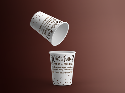 Coffee Cup Design branding coffee coffee cup coffee design graphic design logo packaging social media typ typography