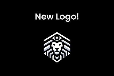 Hexagon Lion logo geometric logo hexagon lion lion head lion logo lion new