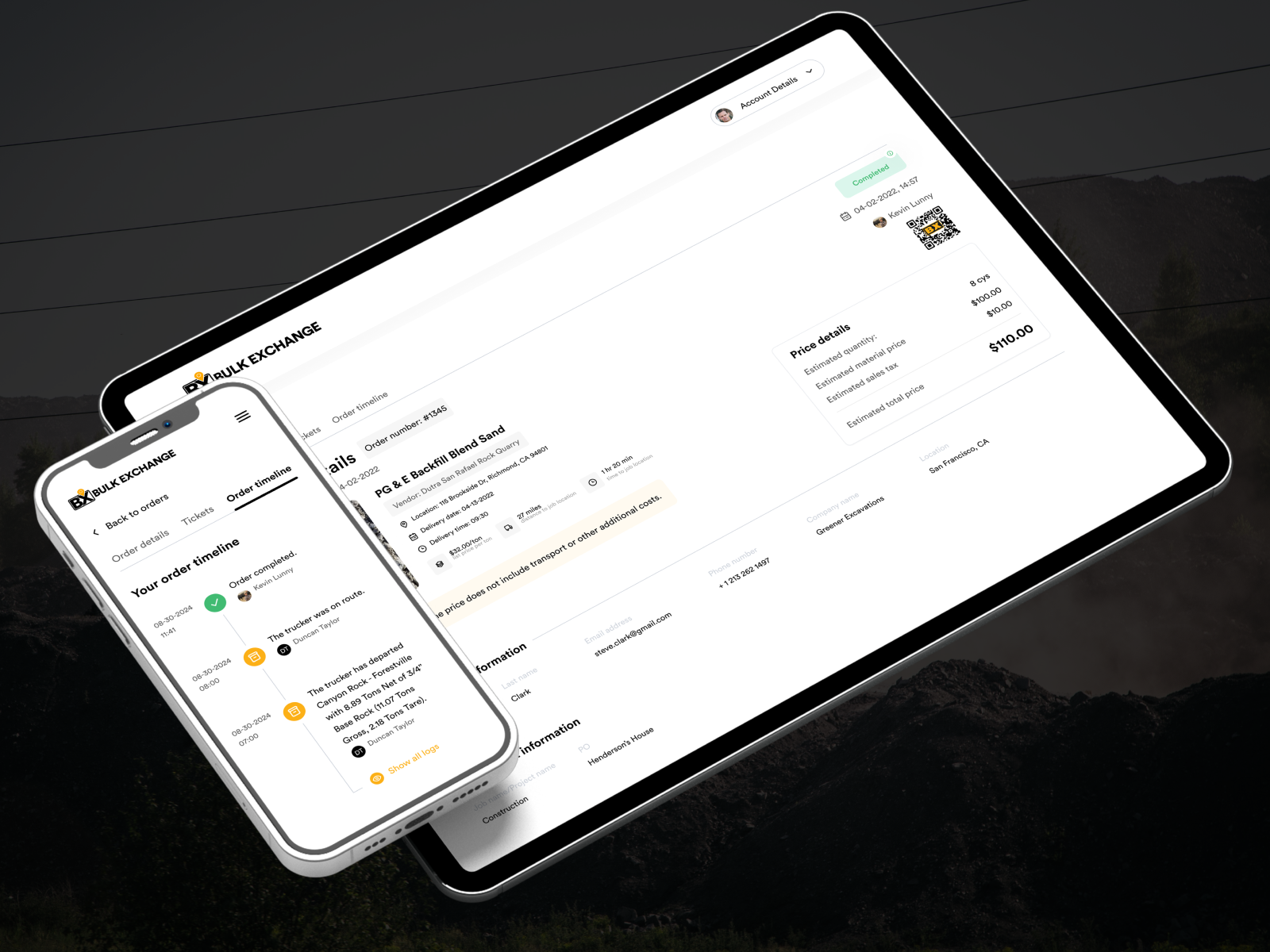 Bulk Exchange • Construction Materials Marketplace
