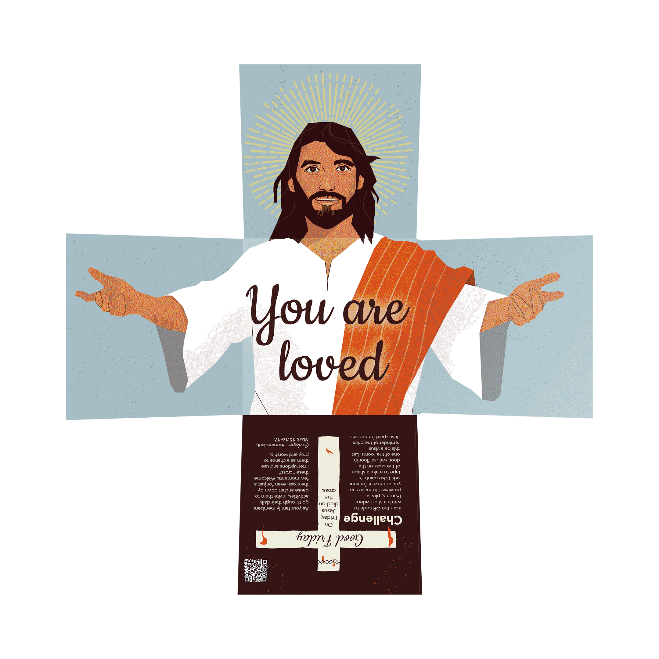 Easter Challenge - Out Now! animation bible challenge design digital art easter foldable god holy week illustration jesus christ kids lent life vector video