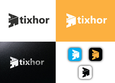 logo design tixhor animation branding graphic design logo logo design motion graphics