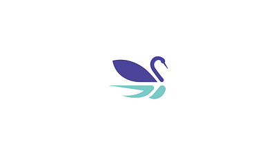 Stylish Swan Logo animallogo swanlogo