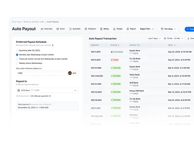 Auto Payout System regulatorytech