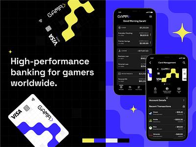 Branding - GAMR app branding design digital bank gamers high performance baking illustration logo niche nymbus pixel pixel art streamers typography vector video game video games