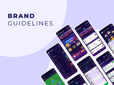 Brand User Interface Guidelines android app designs branding color palette figma games guidelines iconography ios key features prototyping sports typography ui design user interface