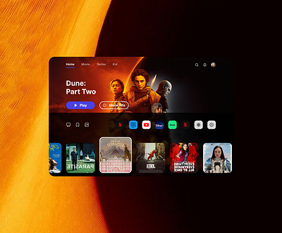 TV App app movie tv ui ux