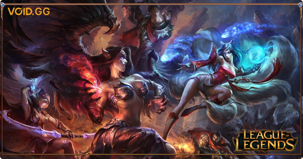 Void League of Legends Game Pages application design figma league of legends lol ui ux uxui design web web design
