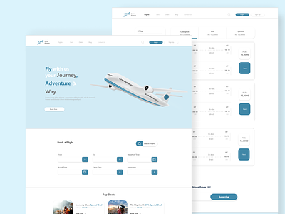 Airline Website Design/ Website Design airline design airline website airline website design design graphic design ui uidesign uxdesign website design