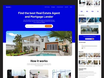 Real esta te 🏰 | Real Estate Website Design apartment framer home homepage landing page minimalist product properties real estate rent template uiux webflow