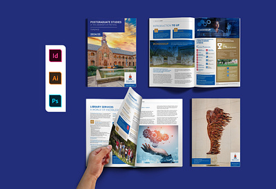 Postgeraduate Studies annual report bookler brochure design business card catalog company profile design flyer design magazing design