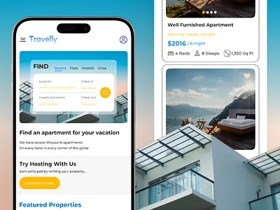 Travelly | Hotel booking [Phone] modern expertise phone