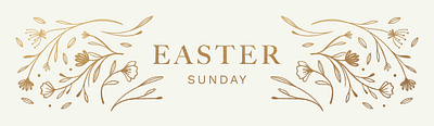 Easter church church graphics design easter easter concept easter sunday elegant elegant design jesus type typography