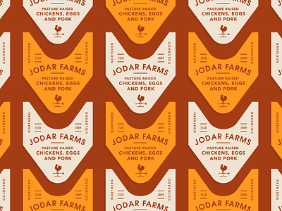 Jodar Farms badge brand identity branding farm brand farm logo logo mark print ticket type weathervane