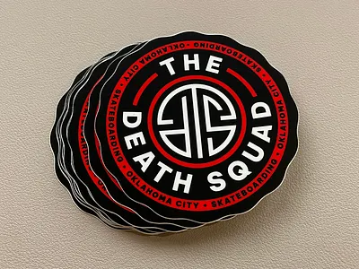 The Death Squad Stickers badge sticker tds
