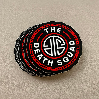 The Death Squad Stickers badge sticker tds