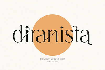 Diranista - Stylish Ligature Serif creative market serif