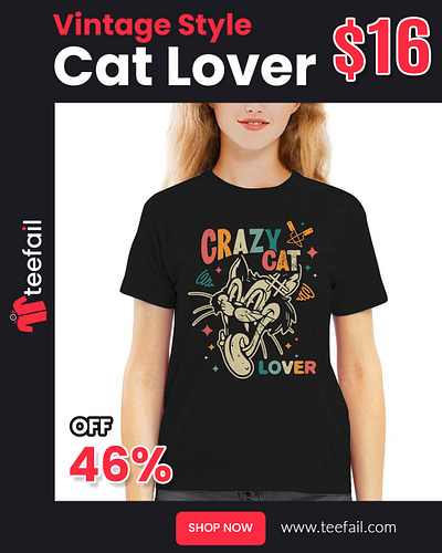 Crazy Cat Lover T-shirt cat cat dad cat lover cat mom kawaii