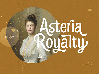 Asteria Royalty - Handwriting Font casual font display fonts hand lettered font hand writing font handlettering font handwritten font headline font ligature font novel font royal font swash font title font