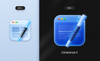 @ Coherence X App icon 3d icon 3d logo app app icon art branding figma graphic design icon illustration logo ui vector visual design
