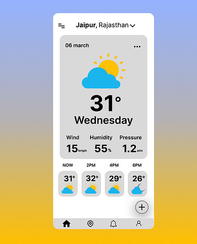 Weather Design ui -037 037 100days ofui 37 dailyui dailyui037 day037 ui uiux weatherdesign weatherforcast weatherui