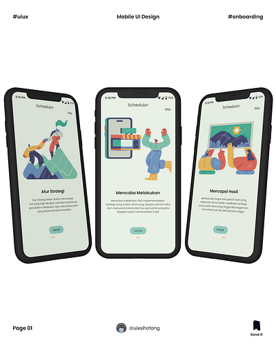 Onboarding Schedule UI Mobile Design app design design graphic design inspiration design inspo dribble editing figma graphic design mobile onboarding schedule scheduler typefacce typography ui uiuxdesign user experience user interface ux