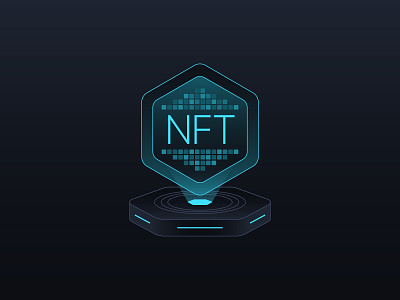 NFT Token Platform art blockchain coin collection crypto cryptocurrency digital game illustration market marketplace network nft nonfungible platform swap technology token trade virtual