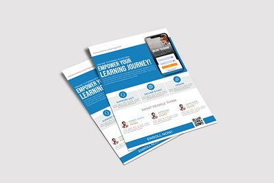 Online Tutoring Promotion Flyer 10minutesschool ads advertisement app business flyer education flyer marketing online course website
