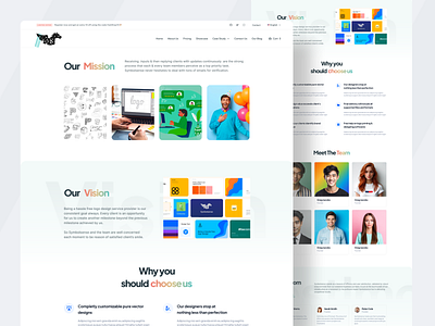 Inner Page - Mission & Vision by Image Appeal on Dribbble