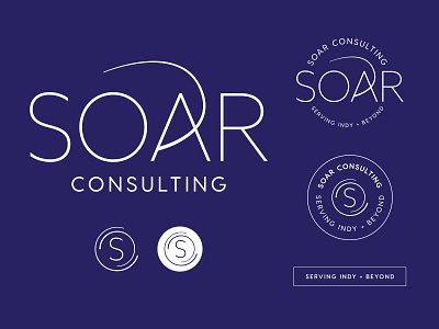 Soar Consulting Branding airplane brand branding breeze consult consulting fly flying logo logo suite minimal plane s serving soar soar consulting soaring type wind